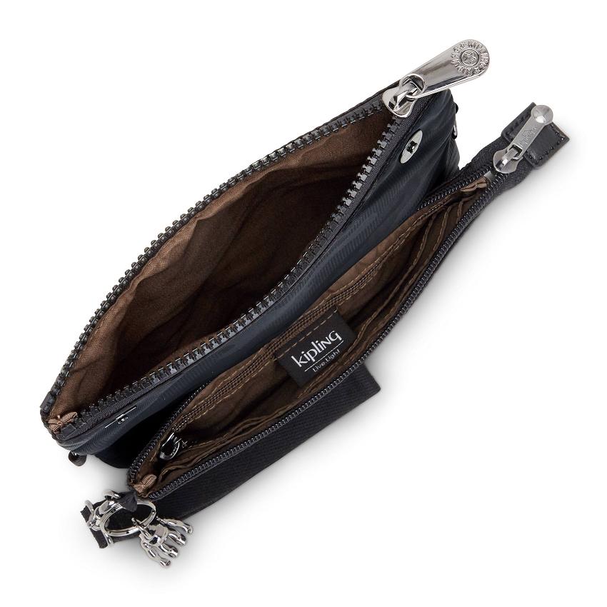 Kipling Lynne Crossbody Bags Black Camo | UKKi1636H