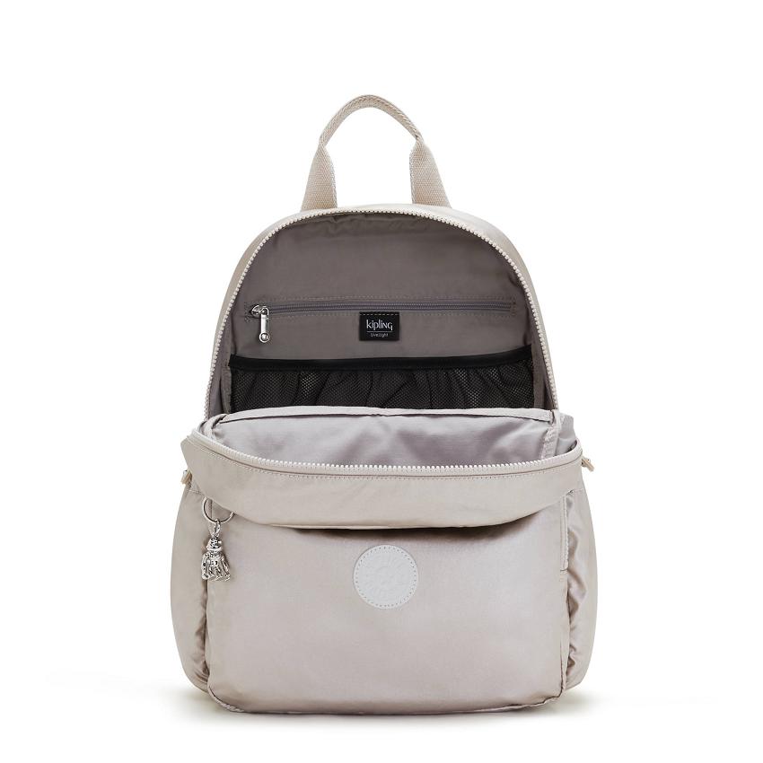 Kipling Maisie Fashion Backpacks Metal | UKKi1287W