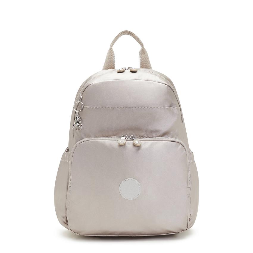 Kipling Maisie Fashion Backpacks Metal | UKKi1287W