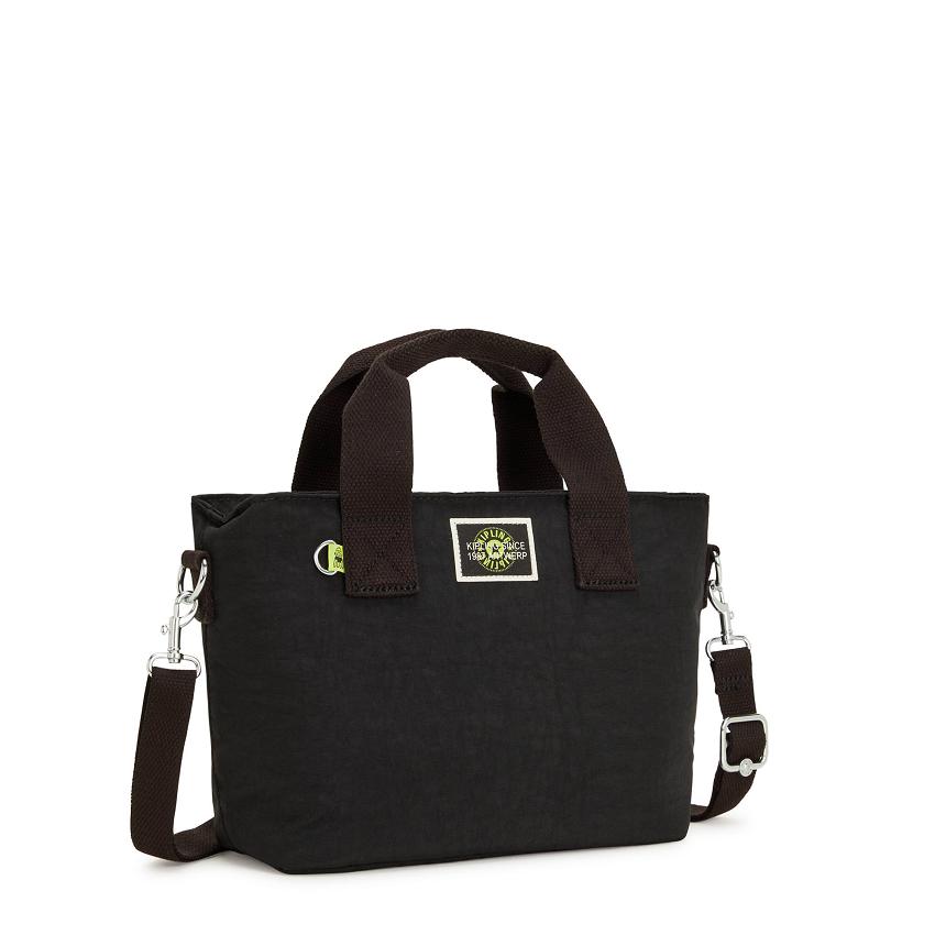 Kipling Minta Shoulder Bags Black | UKKi1967M