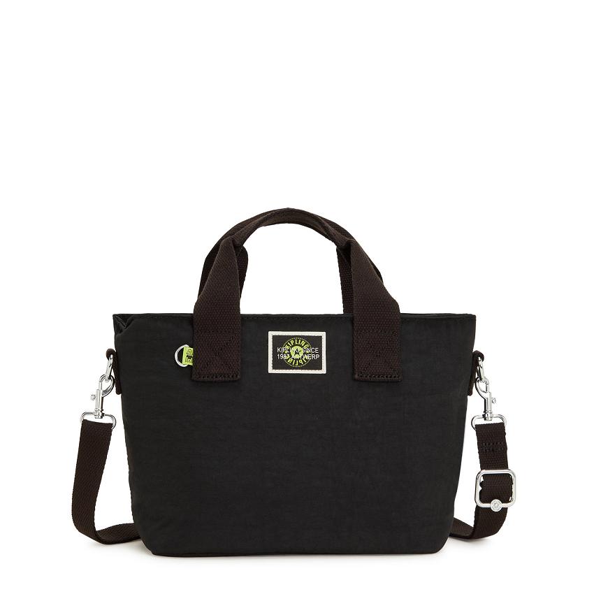 Kipling Minta Shoulder Bags Black | UKKi1967M