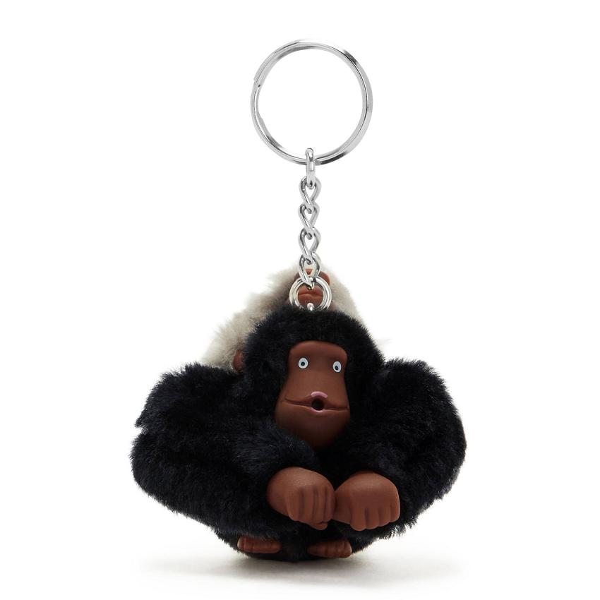 Kipling Mom And Baby Keychains Black | UKKi1012O