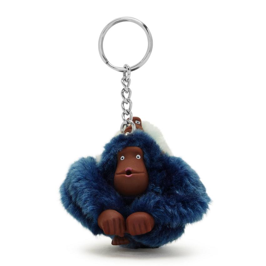 Kipling Mom And Baby Keychains Blue | UKKi1011I