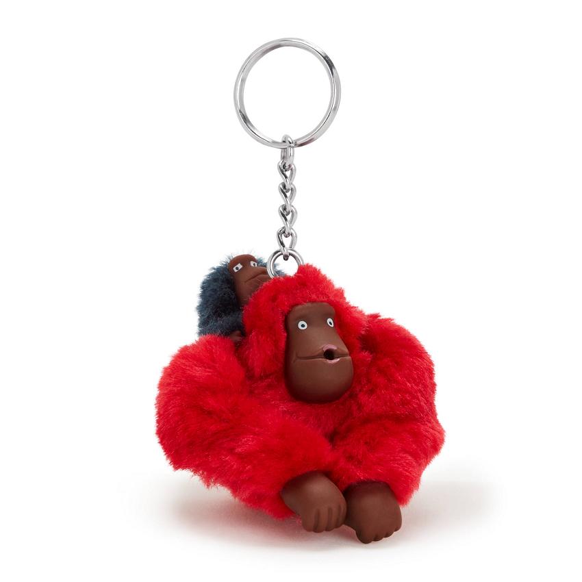 Kipling Mom And Baby Keychains Red | UKKi1013P