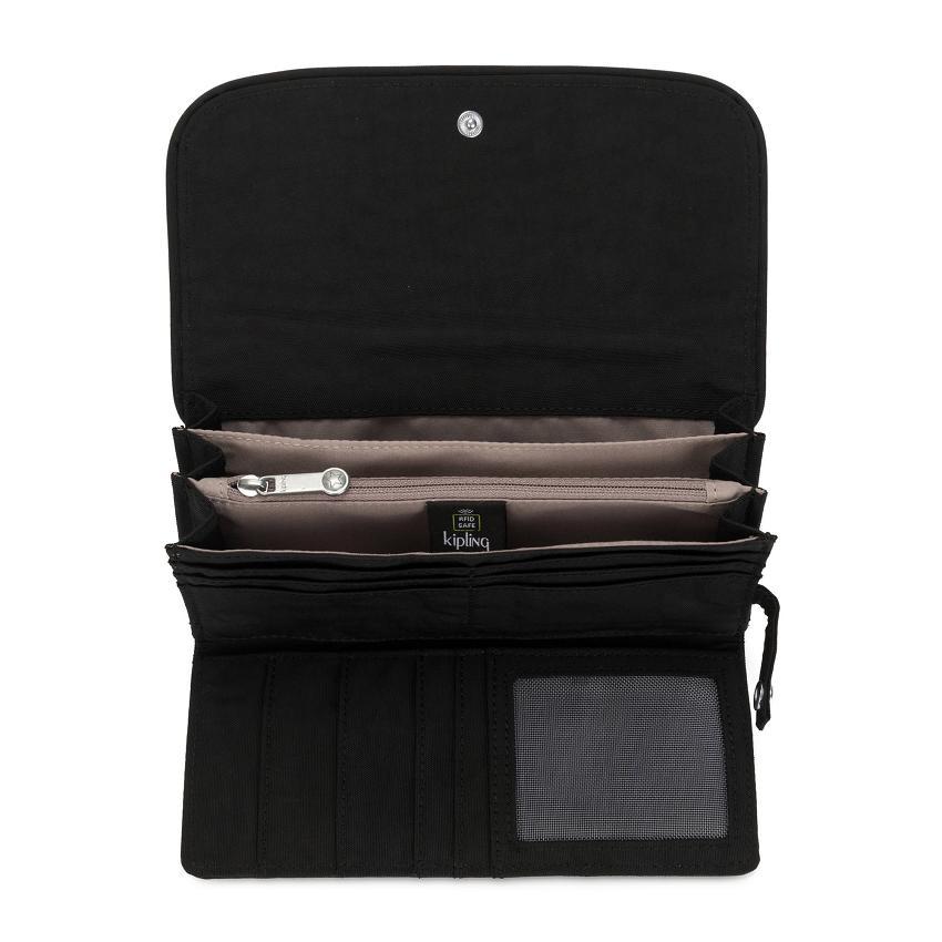 Kipling Money Land Wallets Black | UKKi1167J