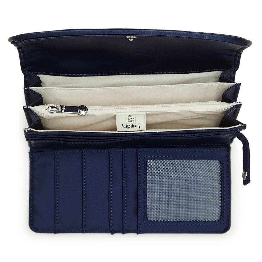 Kipling Money Land Wallets Blue | UKKi1162O