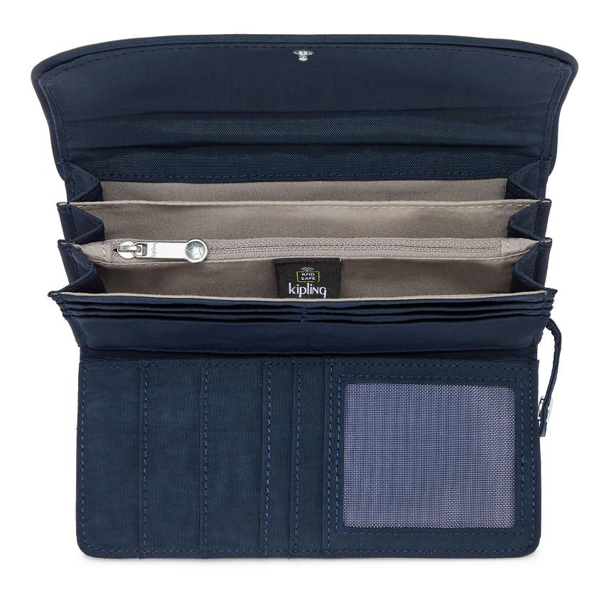 Kipling Money Land Wallets Blue | UKKi1166H