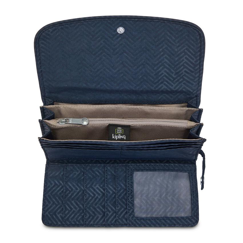 Kipling Money Land Wallets Blue | UKKi1169L