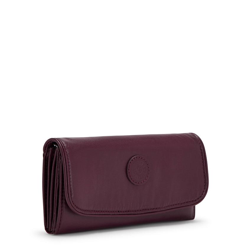 Kipling Money Land Wallets Burgundy | UKKi1161I