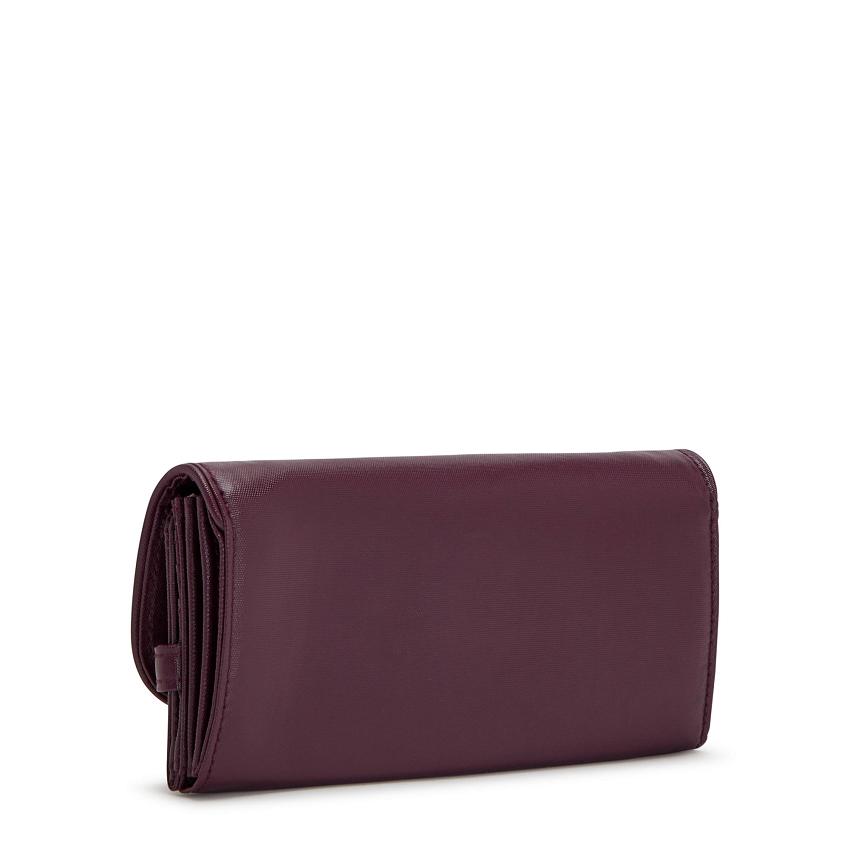 Kipling Money Land Wallets Burgundy | UKKi1161I