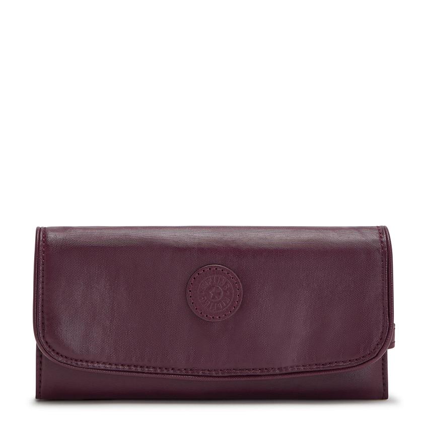 Kipling Money Land Wallets Burgundy | UKKi1161I