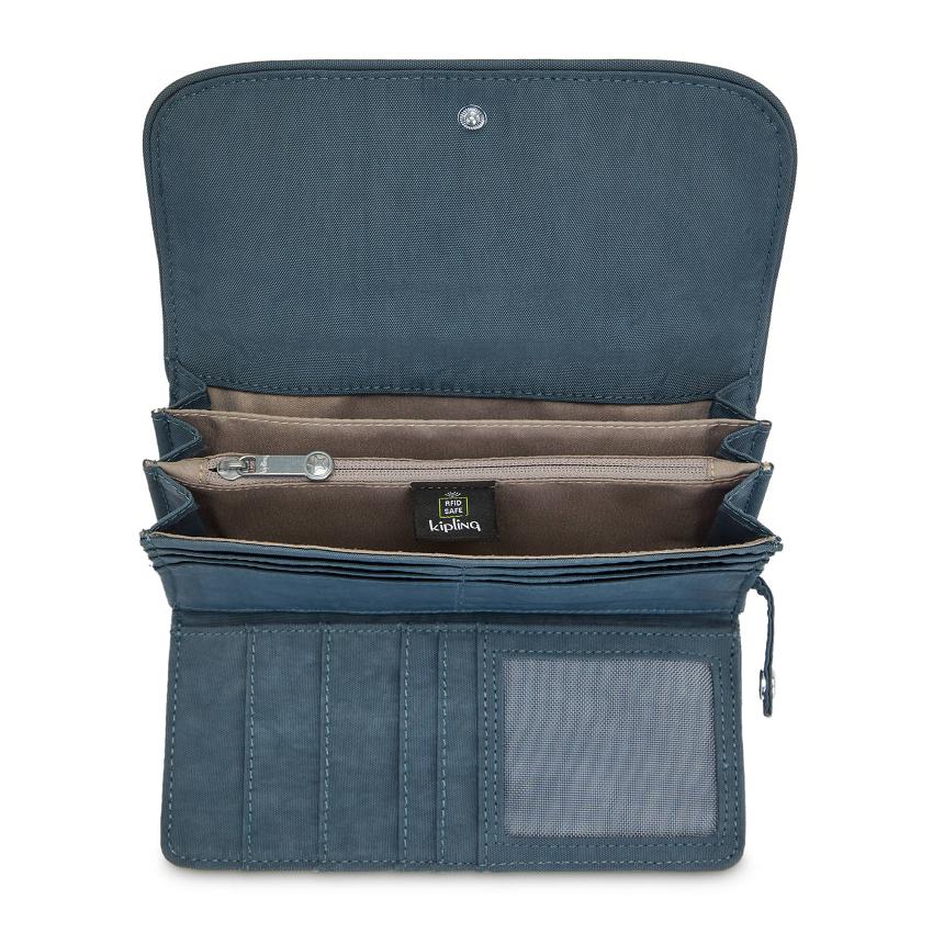 Kipling Money Land Wallets Navy Grey | UKKi1163A