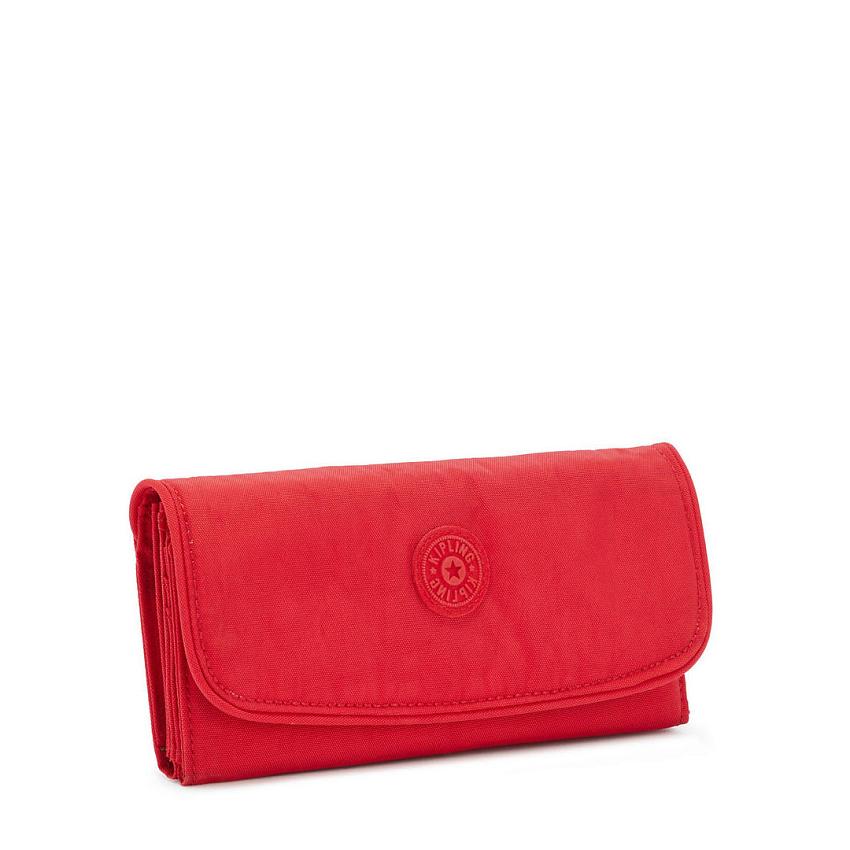 Kipling Money Land Wallets Red | UKKi1165D