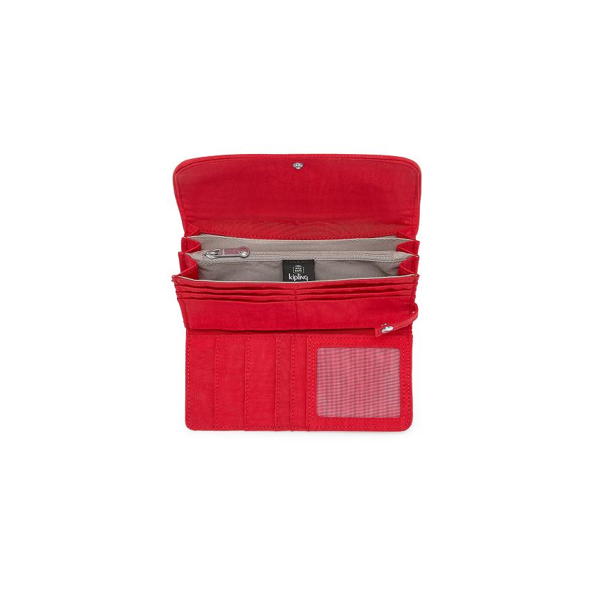 Kipling Money Land Wallets Red | UKKi1165D