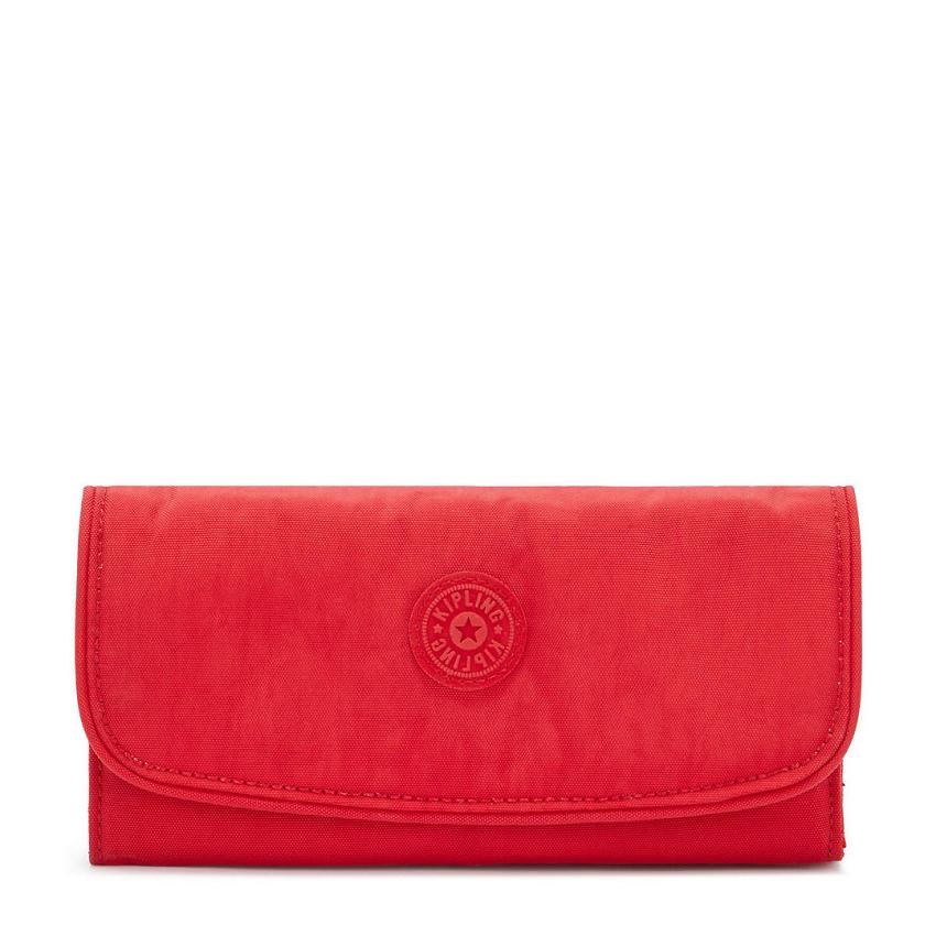 Kipling Money Land Wallets Red | UKKi1165D