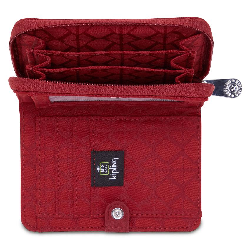Kipling Money Love Wallets Red | UKKi1172V