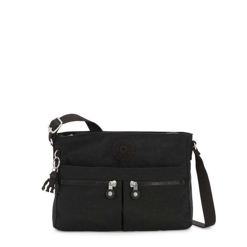Kipling New Angie Crossbody Bags Black | UKKi1642T
