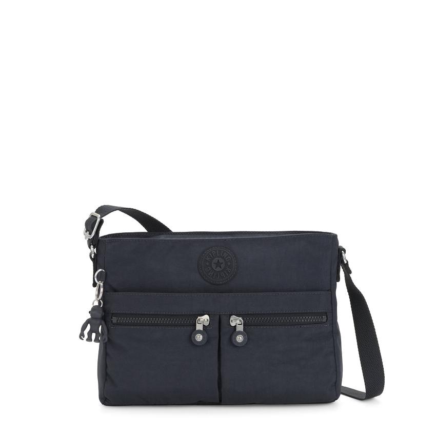 Kipling New Angie Crossbody Bags Blue | UKKi1641R
