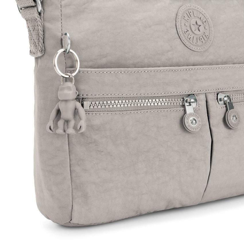 Kipling New Angie Crossbody Bags Grey | UKKi1643Y