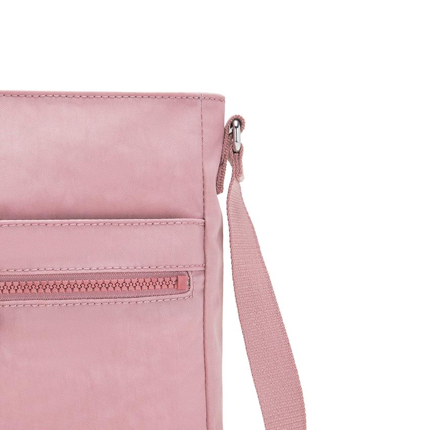Kipling New Angie Crossbody Bags Lavender Pink | UKKi1647A