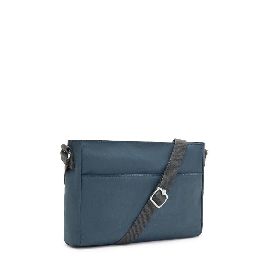 Kipling New Angie Crossbody Bags Navy Grey | UKKi1648S