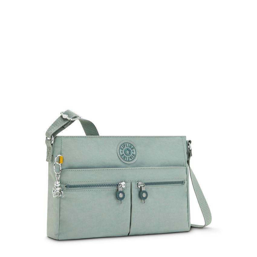 Kipling New Angie Crossbody Bags Olive | UKKi1644U