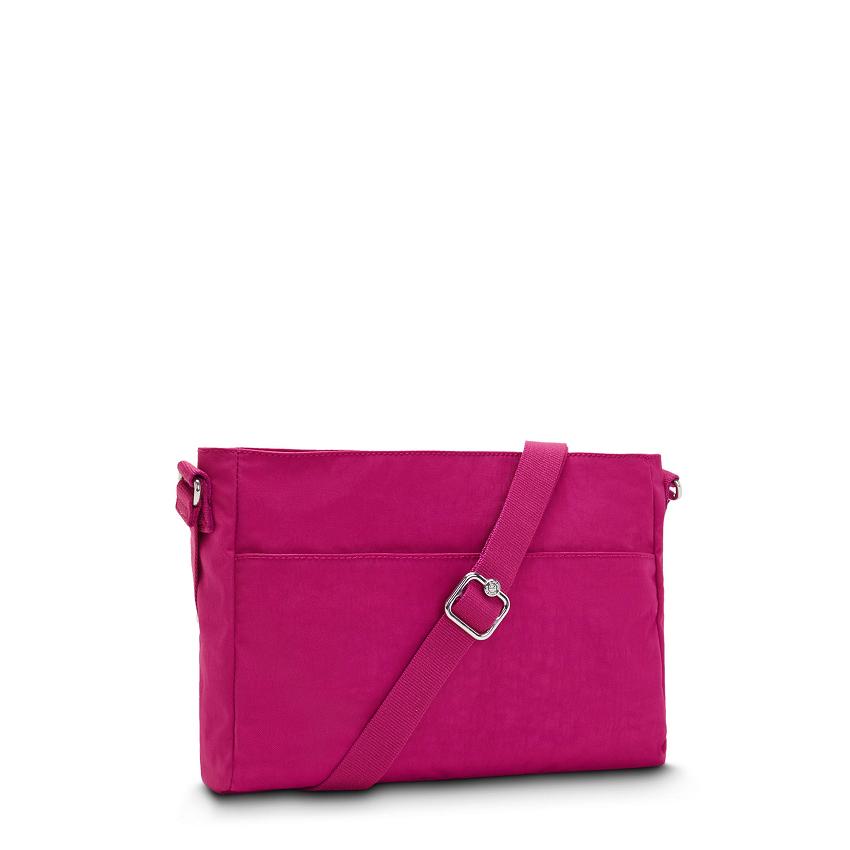 Kipling New Angie Crossbody Bags Pink Fuchsia | UKKi1646O