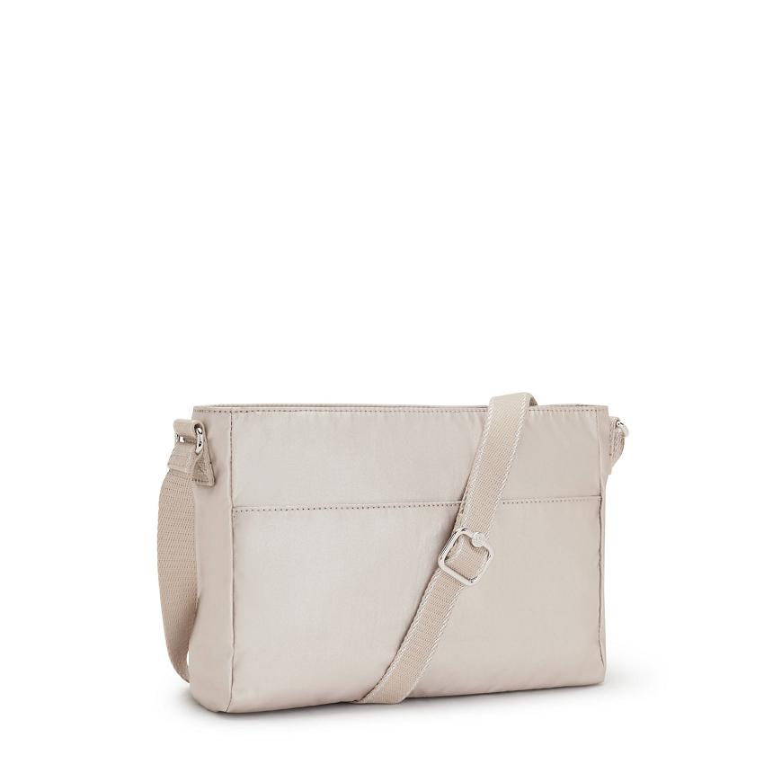 Kipling New Angie Metallic Handbags Metal | UKKi1808F