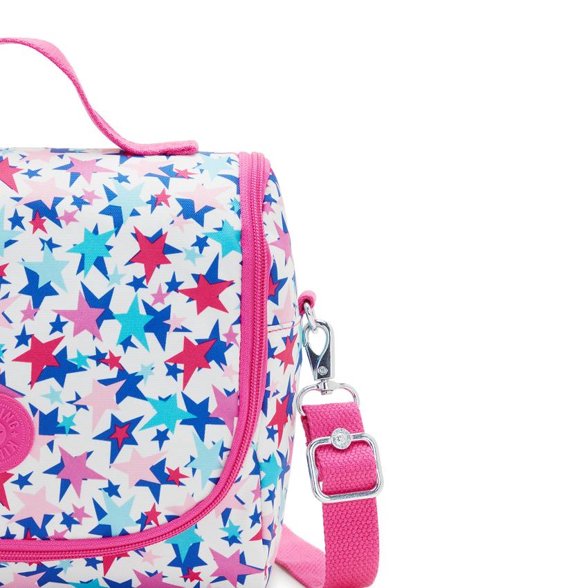 Kipling New Kichirou Lunch Bags Blue Pink | UKKi2110O