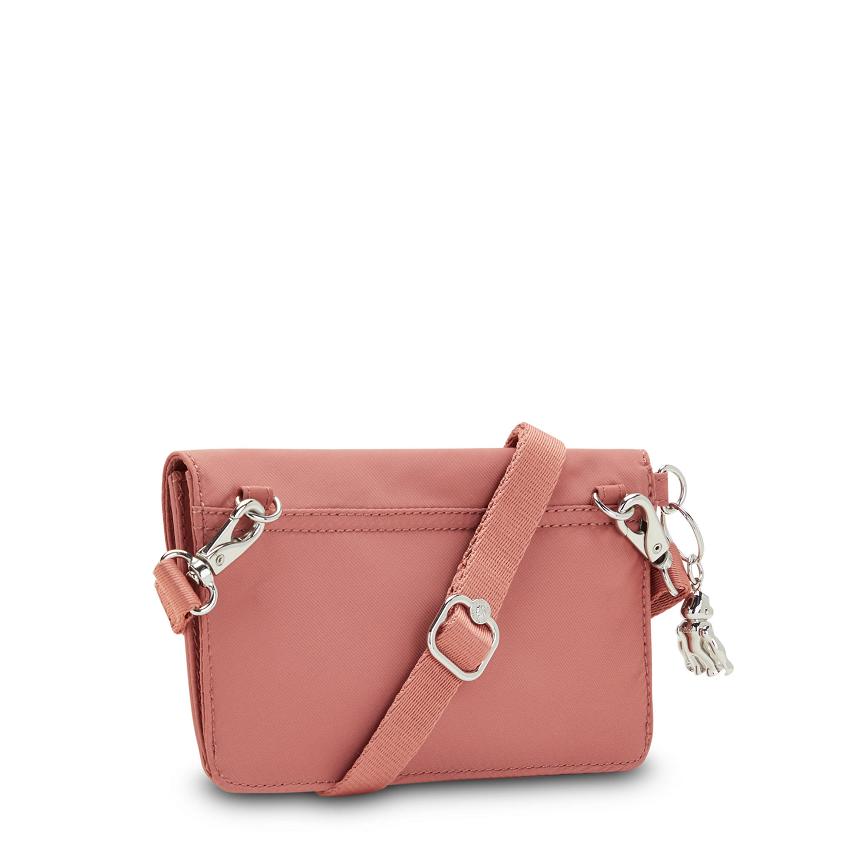 Kipling New Lelio Crossbody Bags Rose | UKKi1652K