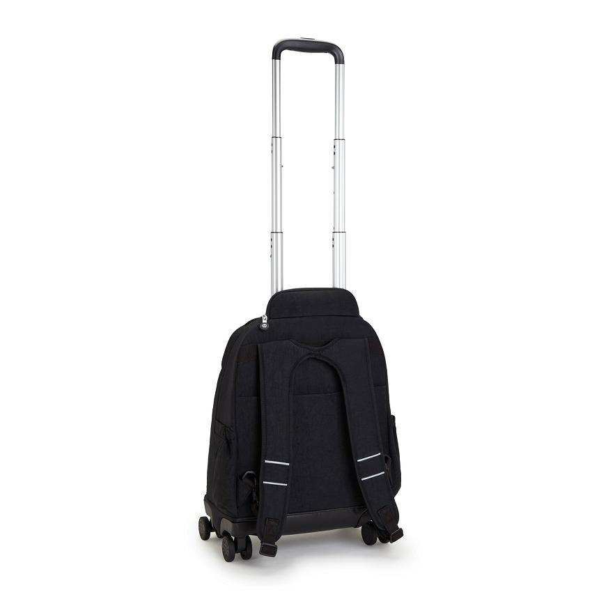 Kipling New Zea Rolling Backpacks Black | UKKi2152U