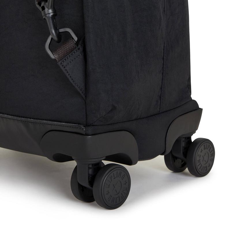 Kipling New Zea Rolling Backpacks Black | UKKi2152U