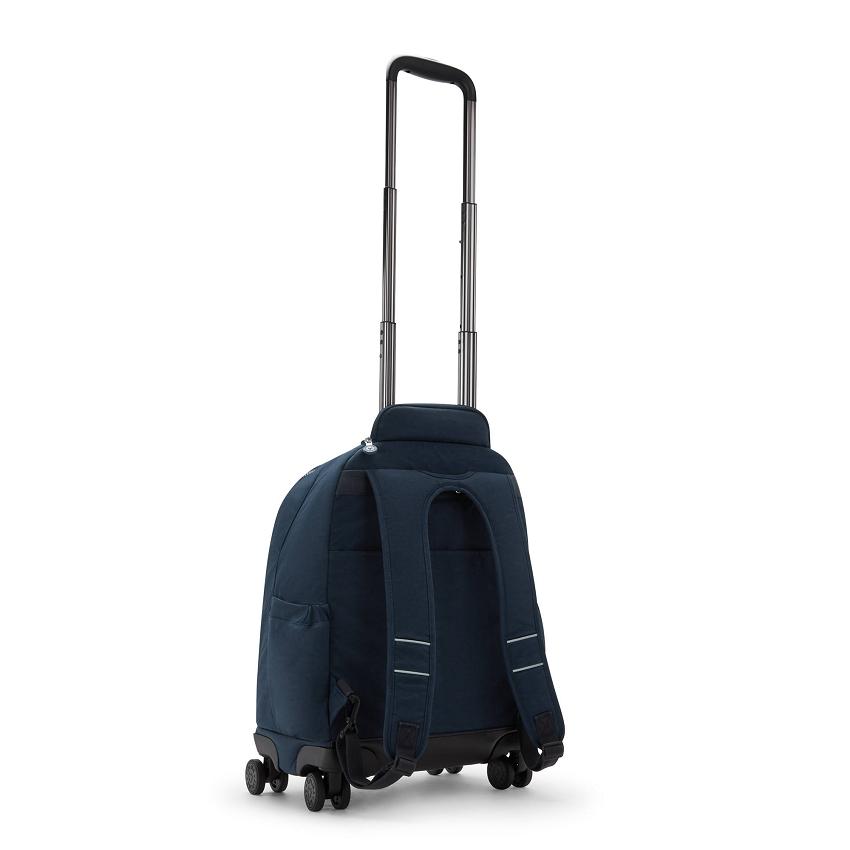 Kipling New Zea Rolling Backpacks Blue | UKKi2153I