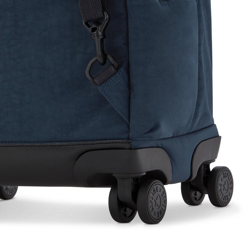 Kipling New Zea Rolling Backpacks Blue | UKKi2153I