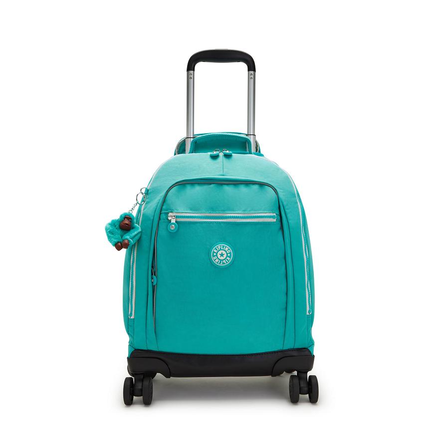 Kipling New Zea Rolling Backpacks Turquoise | UKKi2154O