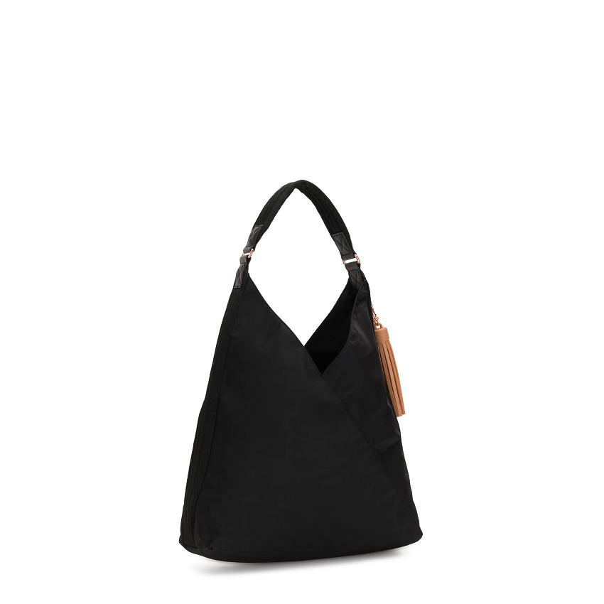 Kipling Olina Shoulder Bags Rose Black | UKKi1970S