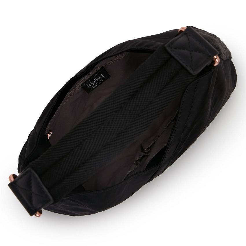 Kipling Olina Small Shoulder Bags Rose Black | UKKi1971D