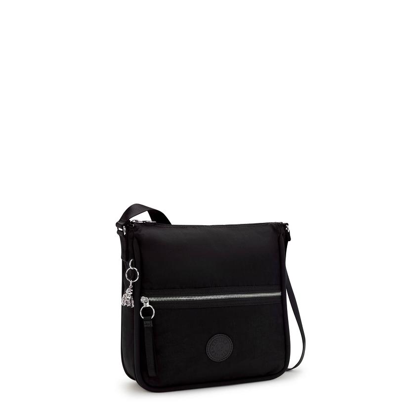 Kipling Oswin Shoulder Bags Black | UKKi1973G