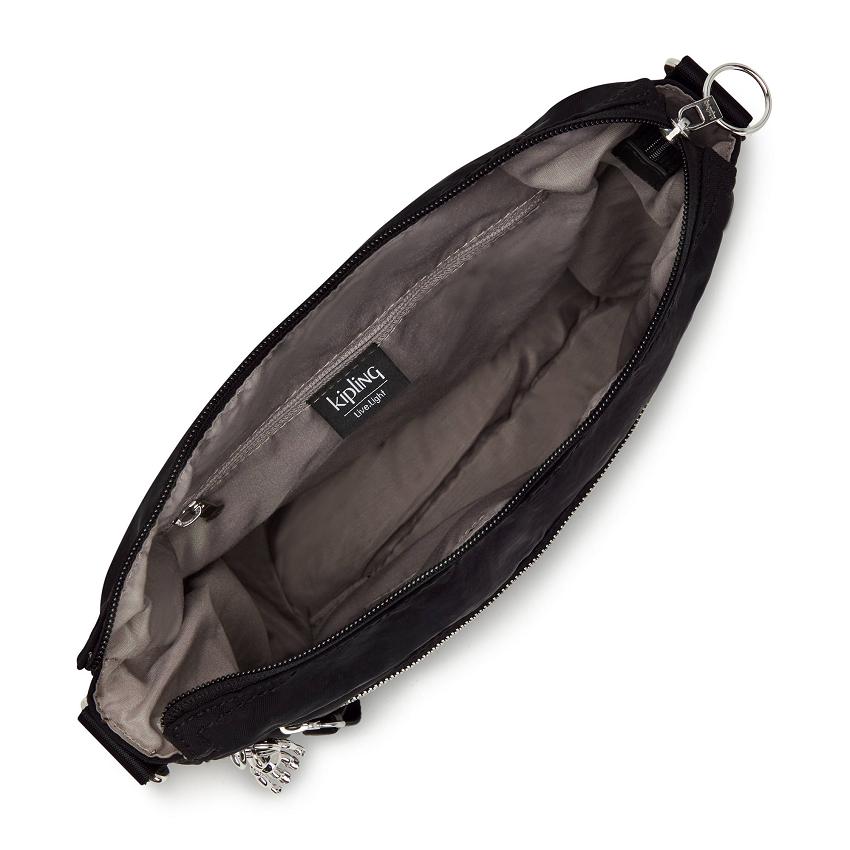 Kipling Oswin Shoulder Bags Black | UKKi1973G