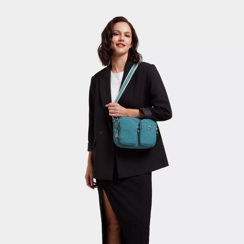 Kipling Patti Crossbody Bags Turquoise | UKKi1654Z