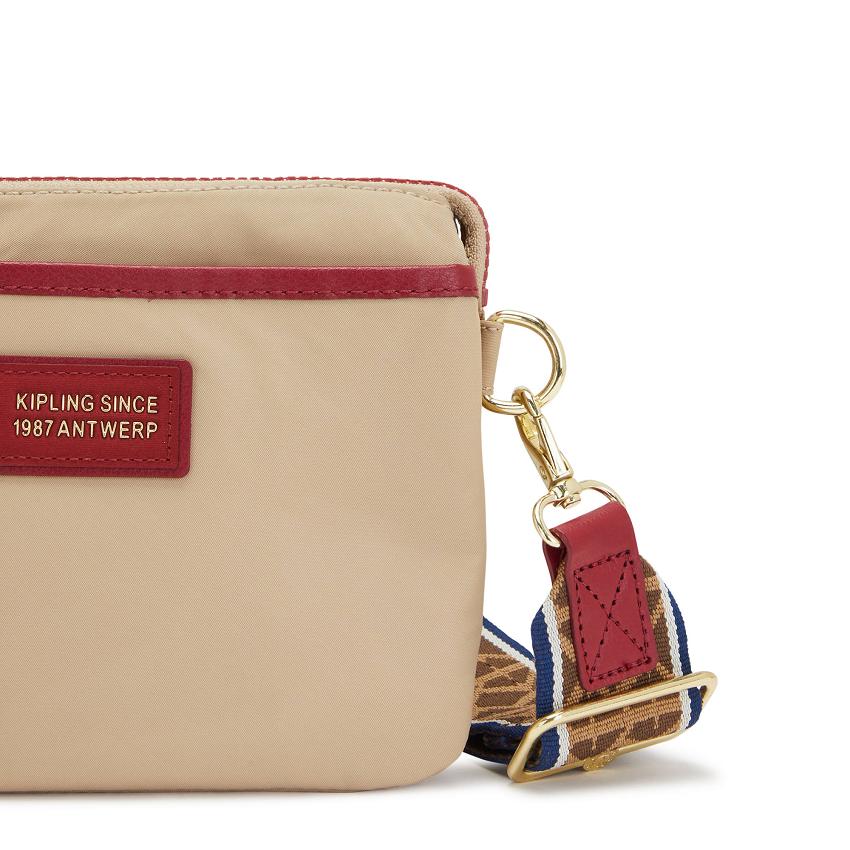 Kipling Riri Crossbody Bags Beige | UKKi1659M