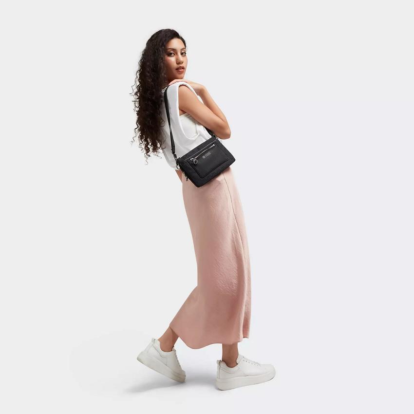 Kipling Riri Crossbody Bags Black | UKKi1661M