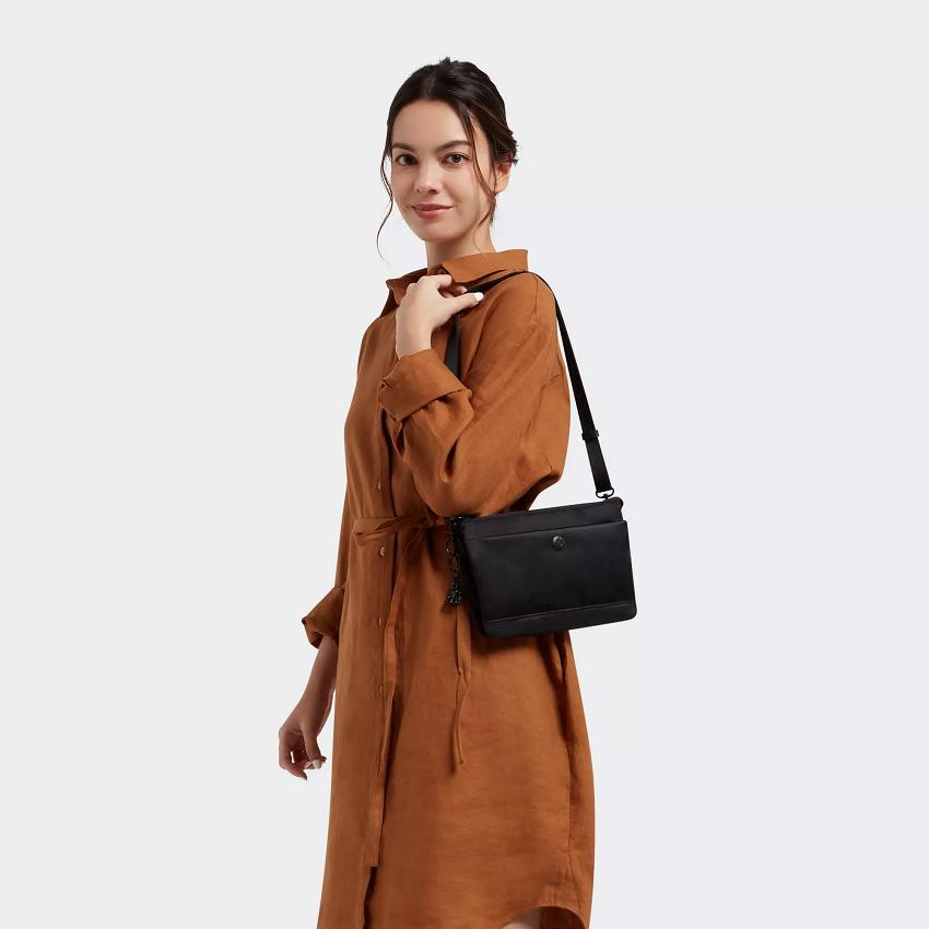 Kipling Riri Crossbody Bags Black | UKKi1663D