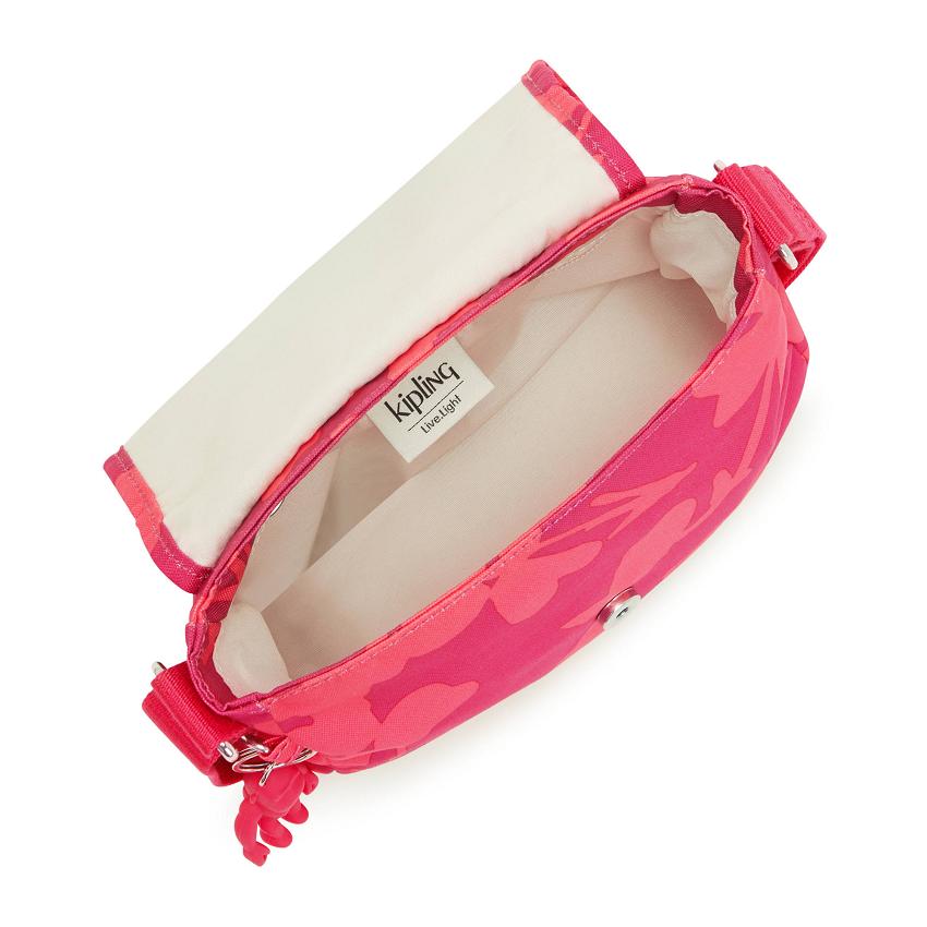 Kipling Sabian Crossbody Bags Coral Flower | UKKi1668T