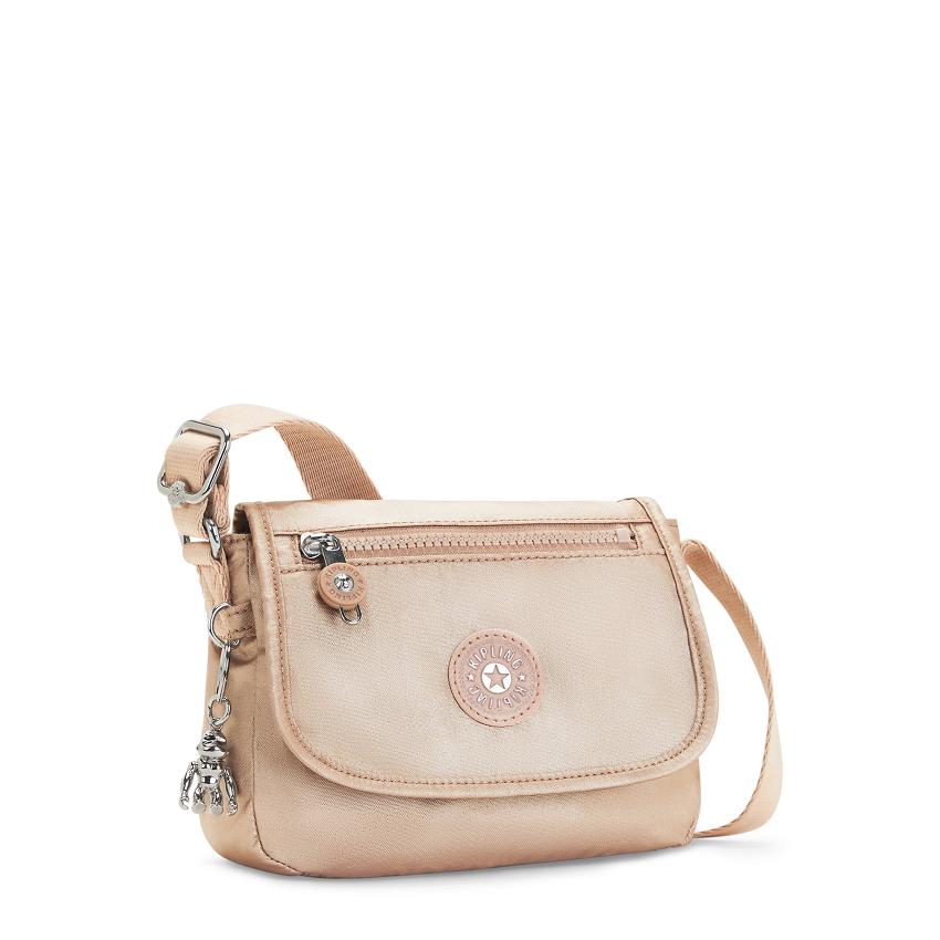 Kipling Sabian Crossbody Bags Gold Metal | UKKi1674Q