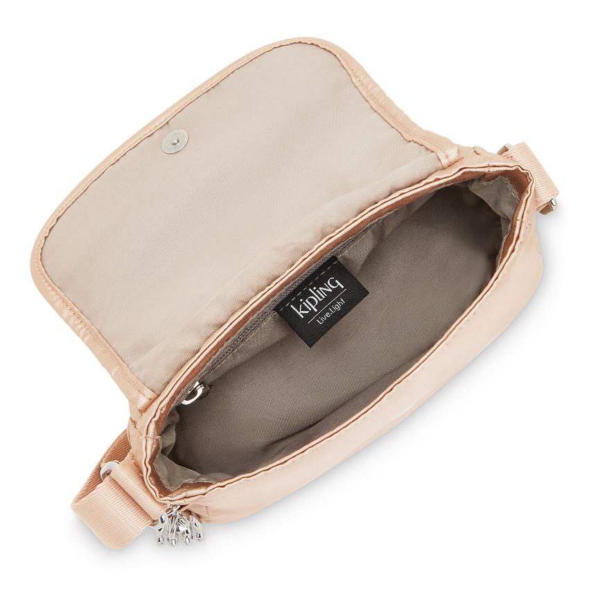 Kipling Sabian Crossbody Bags Gold Metal | UKKi1674Q