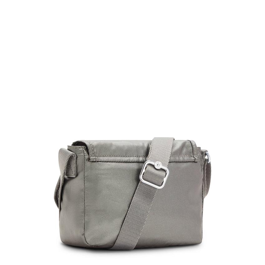 Kipling Sabian Crossbody Bags Grey Metal | UKKi1669Y