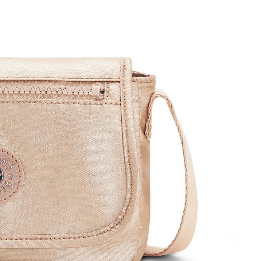 Kipling Sabian Mini Bags Gold Metal | UKKi1894Q
