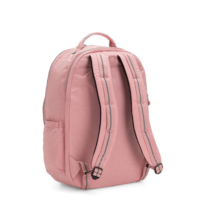 Kipling Seoul Extra Large Laptop Backpacks Rose | UKKi2086O