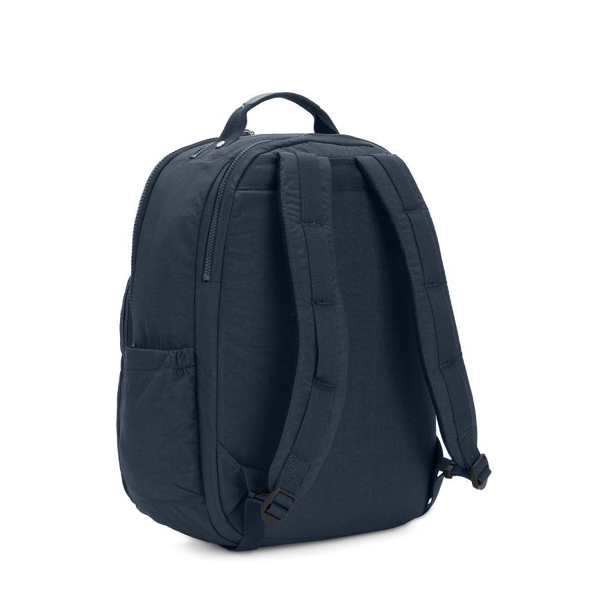 Kipling Seoul Extra Large School Backpacks Blue | UKKi2169Y